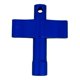 thumbnail image 1 of Accesorios para llaves de batería Afinador para baterista Llave de afinación de batería universal resistente en forma de T azul, 1 of 9
