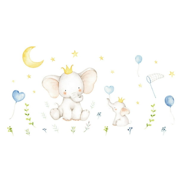 Pegatina Decorativa Para Salón Pegatina Para Habitación Animalito Adorable Pvc Pegatina Para Pared Infantil