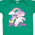 thumbnail image 4 of Inktastic Little Sister Unicorn Girls Baby Bodysuit, 4 of 5
