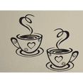 thumbnail image 5 of Pegatina decorativa para pared de cocina, taza de té y café, Arte de la pared Decoración de flores, pegatinas de arte de la pared de taza de café negra, vinilo extraíble DIY, 5 of 5