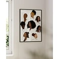 thumbnail image 5 of HAUS AND HUES Black Girl Wall Art & Hair Posters for Women - Black Women Art & African American Posters, Black Woman & African Art Pictures Women of Color Black Hairstyle Collage (Framed Black 24x36), 5 of 6
