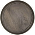 thumbnail image 4 of Benedict Jay Solid Wood Round Side Table in Gray Finish, 4 of 5