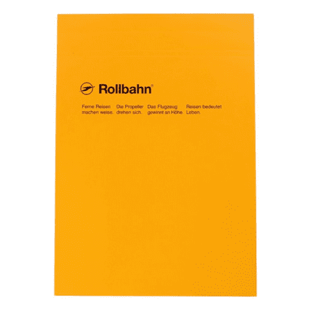 Delfonics Rollbahn Ruled Notepad: 8 in. x 0.319 yds. (Yellow)