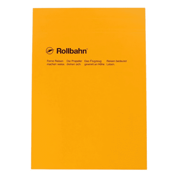 Delfonics Rollbahn Ruled Notepad: 8 in. x 0.319 yds. (Yellow)