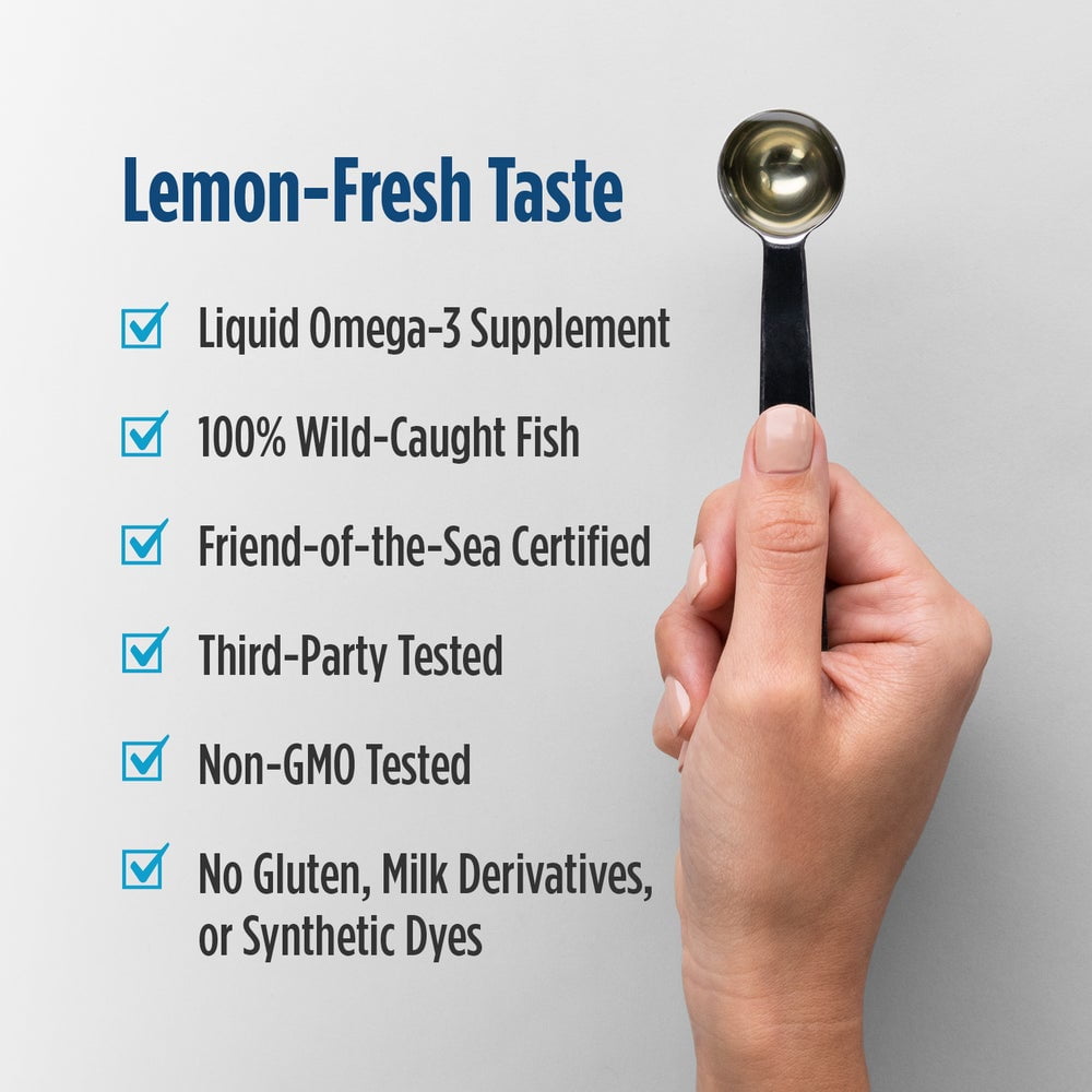 Nordic Naturals Ultimate Omega Xtra Softgels, Lemon, 3400 Mg, 8 Fl Oz