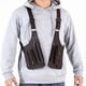 thumbnail image 4 of Mochila Bolso bandolera doble de piel, cartera antirrobo, 27,5 x 15,5 cm, correa oculta bajo el brazo para mayor seguridad en viajes, negro, 1 unidad JASKFLY, 4 of 8