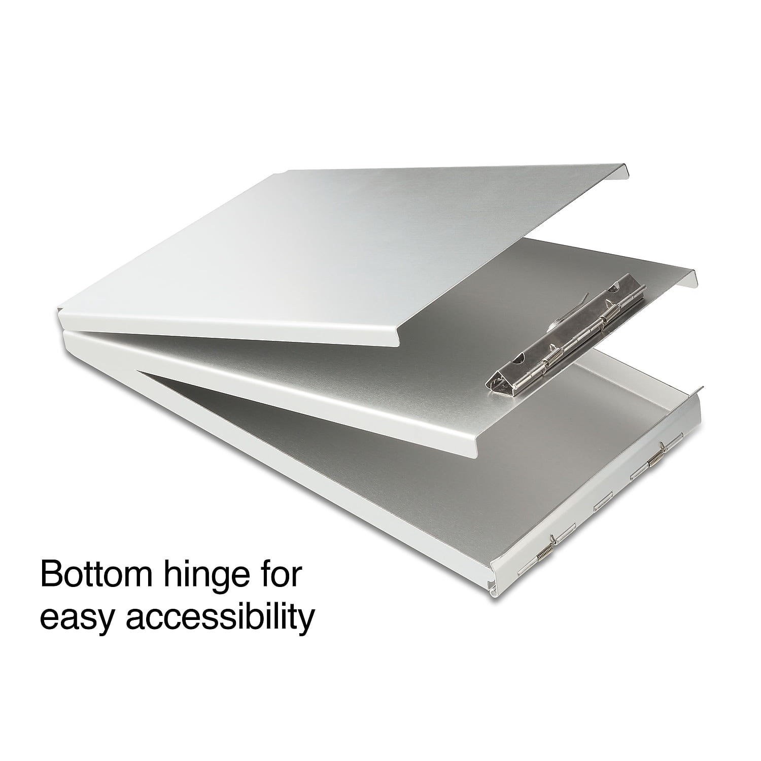 Staples Memo Aluminum Storage Clipboard Memo Size Silver 2/Pack ST44400/44400VS