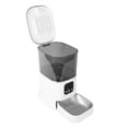 thumbnail image 4 of Alimentador automático para mascotas 6l cronometrado RC distribuidor inteligente de alimentos Pearl White WiFi reloj de alimentos para mascotas adecuado para gatos y perros 100‑ 240v enchufe de la UE, 4 of 10