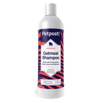 Petpost | Oatmeal & Chamomile Shampoo for Dogs with Dry Skin - Naturally Heals, Protects, & Rejuvenates Dog Skin & Coat - Oatmeal, Chamomile, Aloe & Yucca Formula