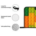 thumbnail image 4 of Sikiie Colorful Building Blocks Oven Mitts and Pot Holders, Silicone Oven Gloves, Heat Resistant Oven Mitts 4Pcs Set, 4 of 6