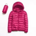 thumbnail image 2 of Yindaity Womens Puffer Jacket 2024 Winter Warm Packable Lightweight Down Jacket Slim Fit Hooded Jacket Coat for Travel (Hot Pink,5XL), 2 of 6