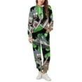 thumbnail image 4 of Rick And Morty Unisex Adult Sweatsuits Hoodie & Sweatpants Long Sleeve Hooded Sweatshirt Matching Joggers Tracksuit Sets M, 4 of 9