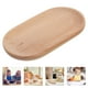thumbnail image 4 of Bandeja ovalada de madera para servir: bandeja multiusos para aperitivos y refrigerios, centro de mesa decorativo, 4 of 7