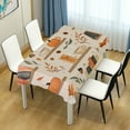 thumbnail image 4 of Yayeee Tablecloths 54" x 72" Rectangle Wrinkle Resistant Party Table Cover, Fall Book Shelf, 4 of 8