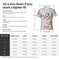 thumbnail image 4 of Naloa Vintage Rose Men's T-Shirt Sport T-shirt Men's Basic Tee Casual Men's Shirt, Round Neck, Short Sleeves - Medium, 4 of 5