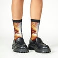 thumbnail image 5 of Goofa Red And White Fire Bird Pattern Children's Crew Socks, Kids' Daily Wear and Sports Socks, Breathable Socks, Sports Socks, Moisture-Wicking Socks for Children, 5 of 6