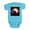 Turquoise, variant on CafePress - Solar Eclipse - Cute Infant Bodysuit Baby Romper - Size Newborn - 24 Months