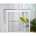 thumbnail image 5 of Prevue Pet Products Clear Glass Bird Cage with White Frame, 5 of 16