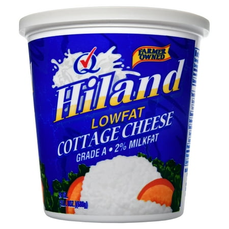 Hiland Grade A 2 Milk Fat Cottage Cheese 24 Oz Walmart Com