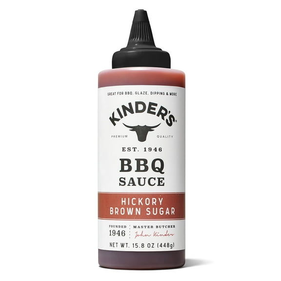 Kinder's Hickory Brown Sugar Barbecue Sauce, 15.8 oz pack of 2