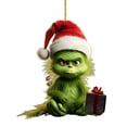 thumbnail image 2 of Lindos Y Divertidos Colgantes Monstruo Adorno Creativo para Navidad 8cm Fiesta Verde, 2 of 9