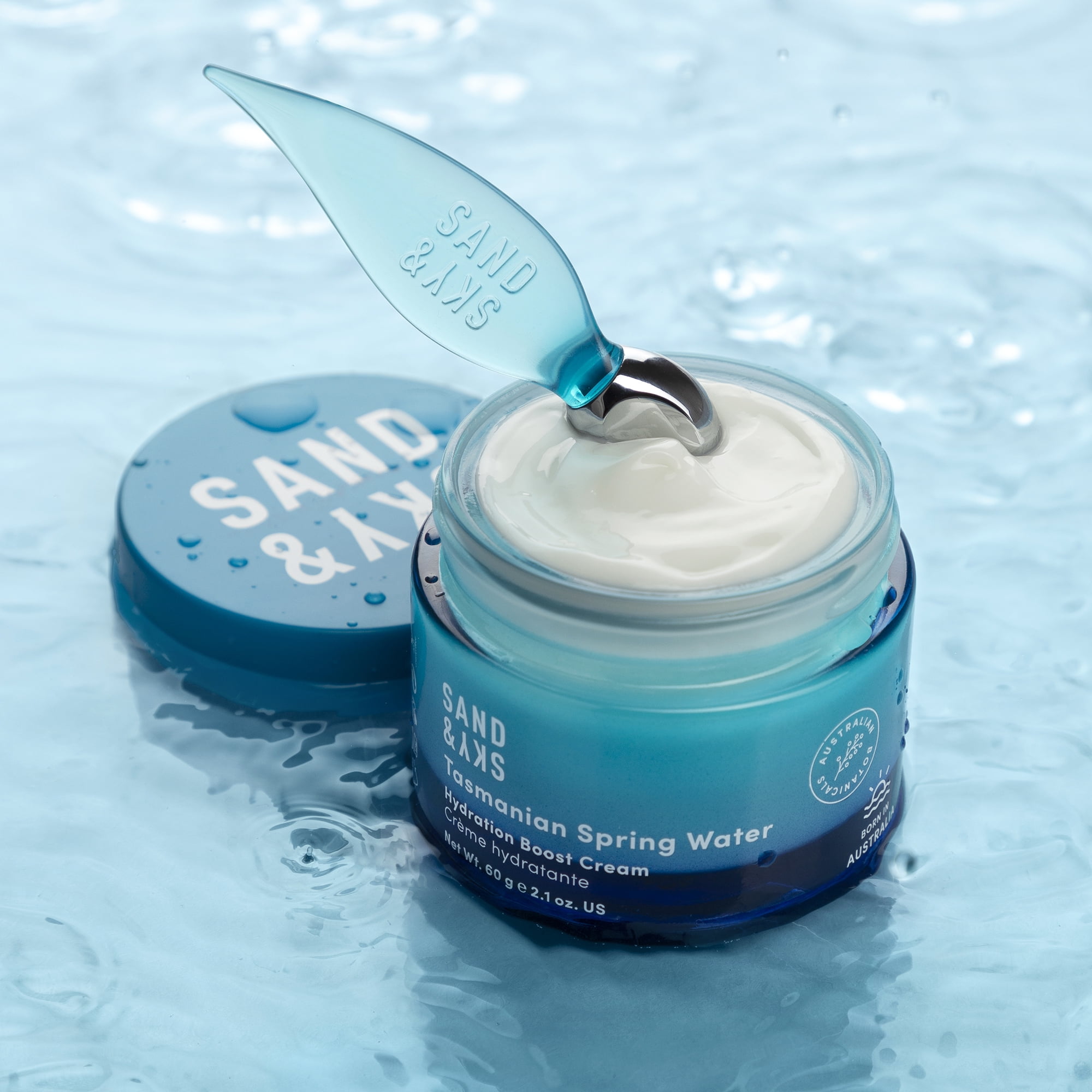 Sand & Sky Tasmanian Spring Water Hydration Boost Cream, 2.1 oz