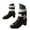 Black, variant on Womens Winter Snow Boots with Pearl Bow Chunky Mid Heel Back Zipper Cosplay Gothic Ankle Boots