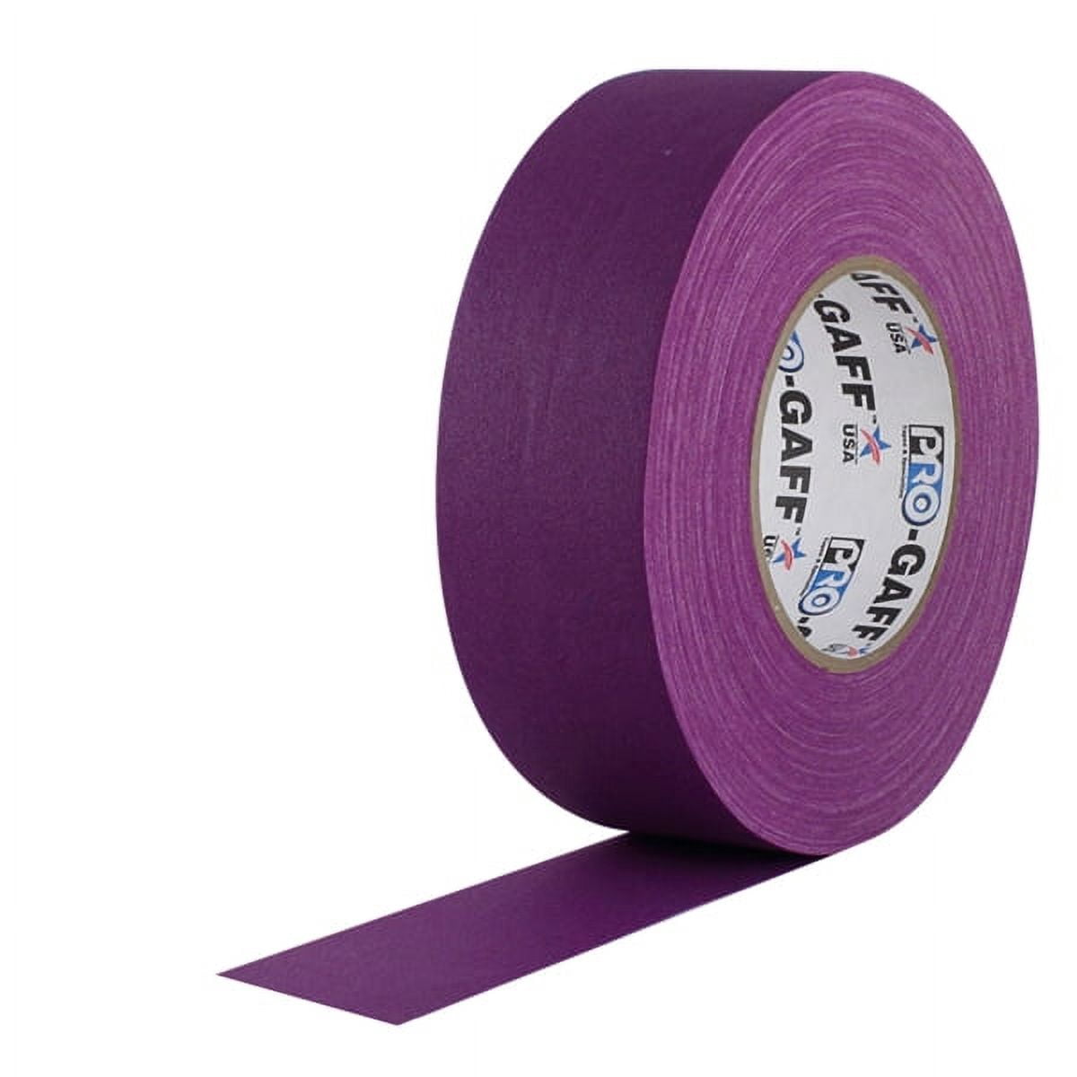 Pro Gaff Gaffers Tape 1 And 2 Inch Widths, 17 Colors Available, 2 Inch, Purple