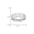 thumbnail image 2 of Solid 14k White Gold Heavy Comfort Fit Fancy Wedding Band - Size 12, 2 of 2