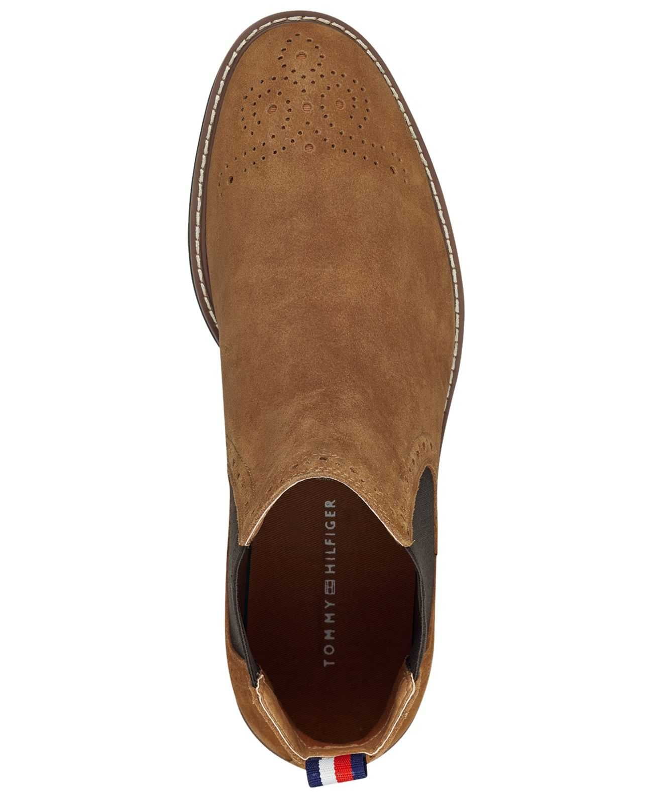 Tommy hilfiger essential sales suede chelsea boot