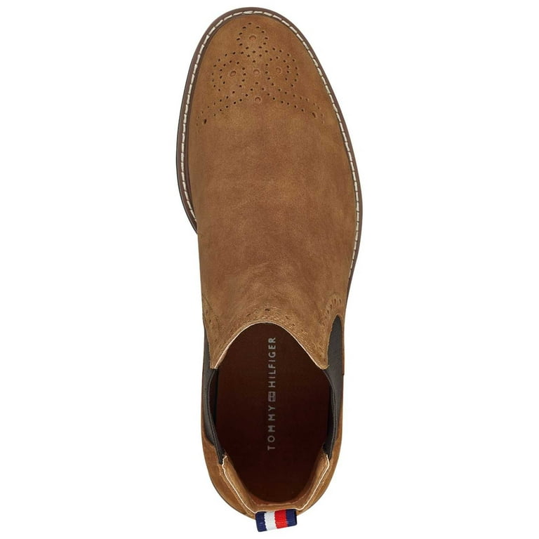 Tommy Suede Chelsea Boots (Tan, - Walmart.com