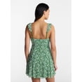 thumbnail image 3 of No Boundaries Fit and Flare Mesh Dress, Women’s XXS-XXL, 3 of 5