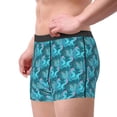 thumbnail image 2 of Pofeuu Seahorse Print Men’s Boxer Briefs, Moisture-Wicking Underwear, Regular,Trunk-Small, 2 of 5
