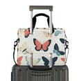 thumbnail image 2 of FORMRS 16" Laptop Bag Carrying Sleeve Case with Handle Travel Shoulder Briefcase, Beige Butterflies, 2 of 8