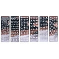 thumbnail image 1 of 6 Pcs Assiettes à Estamper les Ongles Assiette à Ongles Florale Modèle de Papillons Assiette pour Femmes, 1 of 9