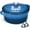 Blue, variant on Overmont Enameled Cast Iron Dutch Oven - 5.5QT Pot with Lid, Cookbook & Potholders, for Braising, Roasting, Dishes, Kitchen - Red