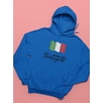 thumbnail image 3 of Buon Ferragosto Italy Flag Hoodie Women -Image by Shutterstock, Female Large, 3 of 4