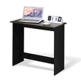 thumbnail image 2 of Furinno SIMPLISTIC 31-Inch Rustic Brown Computer Desk, Small Office Desk, Rectangular Home Office Desk with Drawers, Gaming Desk for Home Office, Bedroom, Study Room, Brown Walnut, 2 of 5