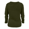 thumbnail image 4 of Harpily Fuzzy Sweater For Women Cowl Neck Long Sleeve Sweaters Women's Fashionable Long Sleeve Pullovers Green2 XXL, 4 of 6