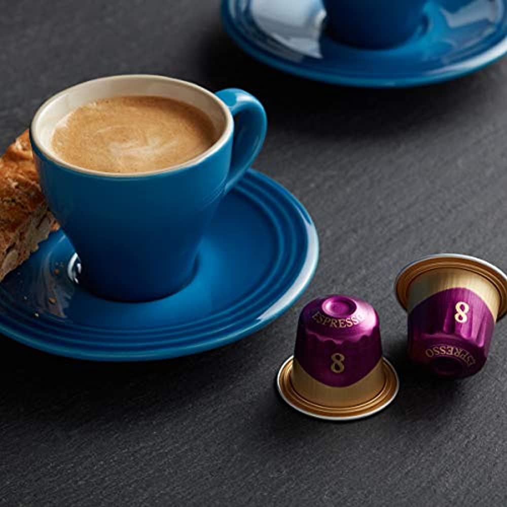 Peet's Coffee Espresso Capsules Ricchezza, Intensity 8, 50 Count Single Cup Coffee Pods Compatible with Nespresso Original Brewers