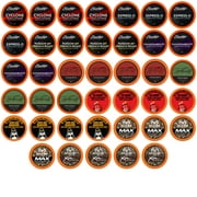 Two Rivers Assorted Dark Roast & Double Caffeinated Coffee Pods, Keurig  K-Cup Compatible, Variety Sampler, 40 Count