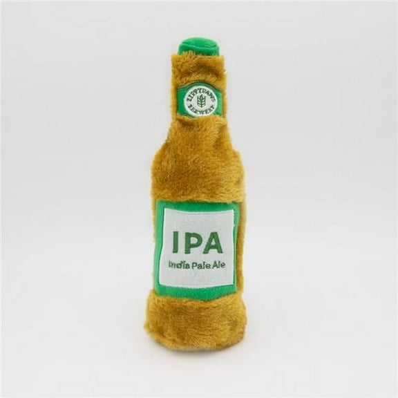 Zippy Paws Happy Hour Crusherz IPA Plush Dog Toy