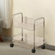 thumbnail image 4 of Tier Rolling Storage Cart With Wheels Plastic Multi-Room Organizer For Kitchen- Living Room Office -Bathroom, 4 of 6