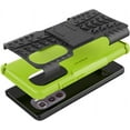 thumbnail image 2 of Tyre Pattern Design Case for Motorola Edge 2022 (Not 2021) with Kickstand, Heavy Duty Shockproof TPU+PC Material Double Layer Protection Phone Case for Motorola Edge 2022 XC Green, 2 of 11