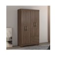 thumbnail image 4 of Ropero Closet Moderno SKAL LIVING 4 Puertas y 2 Cajones NT5005 Nogal, 4 of 6