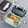 thumbnail image 3 of Clearance, Stainless Steel Bento Box Leakproof Stackable Large Capacity Safe LunchContainer, 3 of 4