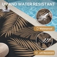 thumbnail image 3 of DEORAB 6'x9' Outdoor Rugs Patio Waterproof Outside Mat Reversible Plastic Camping Carpet, Black & Brown, 3 of 9
