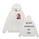 thumbnail image 1 of MHFRRA Sudadera con Capucha Antisocial con Frase Sarcástica y Divertida Que No Es Amigable Blanco, 1 of 3