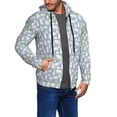 thumbnail image 2 of Honeii Polar Bears And Snowy Winter Print Hoodies for Men, Pullover & Full Zip, Breathable Zip up Hoodie, Sweatshirt-XX-Large, 2 of 5