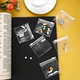 thumbnail image 4 of Pill Pouch Bags (10 Pack),Happon Clear Resealable Travel Pill Bags Daily Travel Medicine Organizer,Portable Plastic Pouch Small Bags to Hold Vitamin, Medication, Pills, 3" x 2.75", 4 of 7